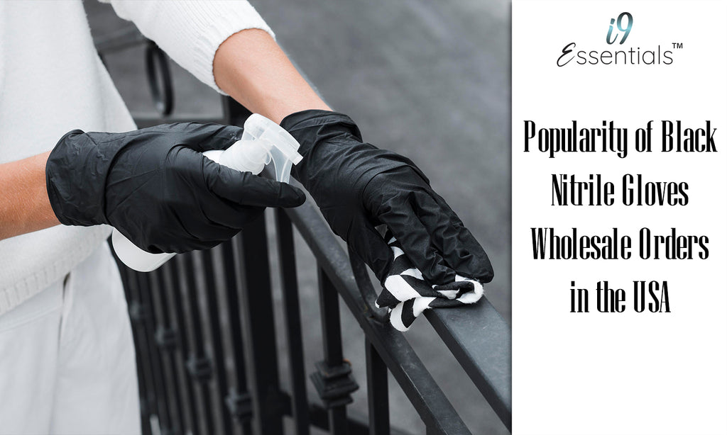 Popularity of Black Nitrile Gloves Wholesale Orders in the USA